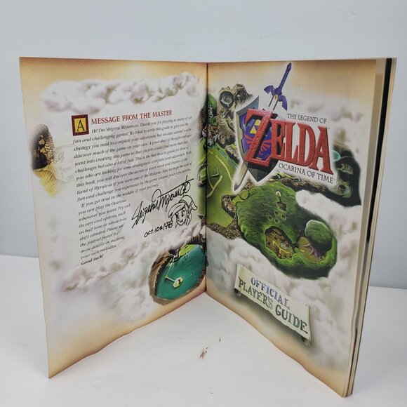 The Legend Of Zelda Ocarina Of Time Official Nintendo Players Guide Vintage 1998 - Picture 2 of 11